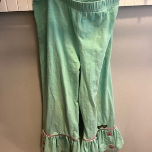 Matilda Jane turquoise ruffle pants